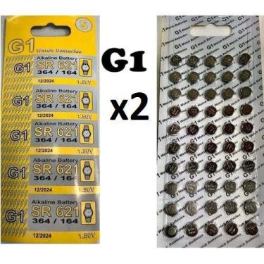 Imagem de Bateria P Relogios G1/364/621 Cartela C/100 Un - Battery Ag1