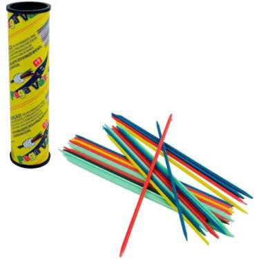 Imagem de 10 Jogos Pega Tira Varetas 21 Palitos Plástico Educativo - Big Boy