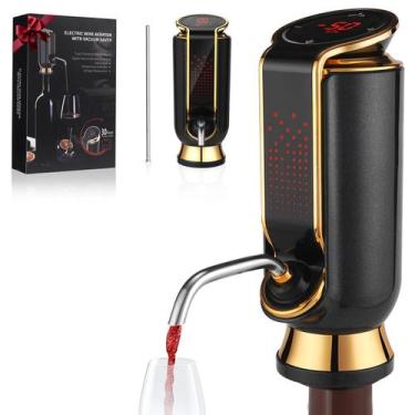 Imagem de Aerador elétrico de vinho Decanter Dispenser Vacuum Saver - BLUBYEES