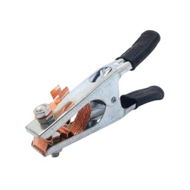 Imagem de Esquirla Grampo de aterramento para soldagem 500A Equipamento e acessórios de soldagem Grampo profissional para soldador manual com luva de borracha
