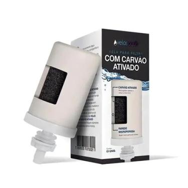 Imagem de Vela Filtro Oásis Carvão Ativado  Purificação Eficiente para Torneira 