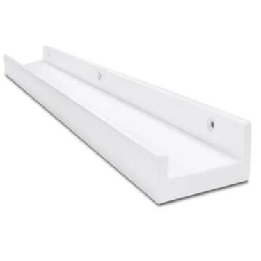 Imagem de Prateleira porta temperos e condimentos branca 70 cm para cozinha - Ch