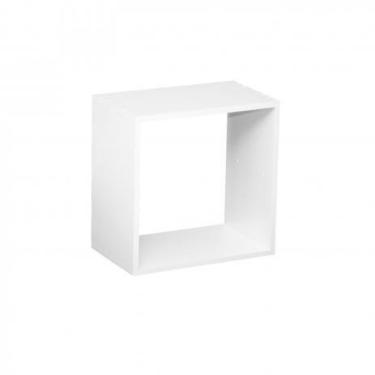 Imagem de Nicho Decorativo 20x20x15 cm Em Mdf Branco - trova