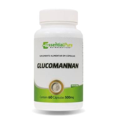 Imagem de Glucomannan 60 Cápsulas 500mg inibidor de Apetite100% Original - Essen