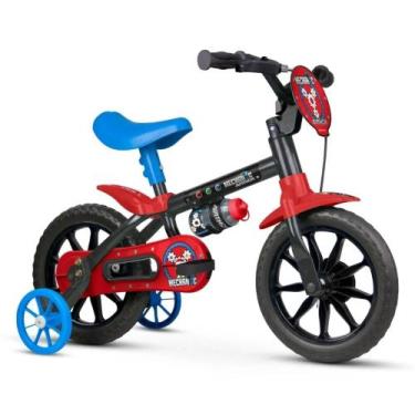 Imagem de Bicicleta Infantil Aro 12 Mechanic - Nathor, 12", Preto, 12"