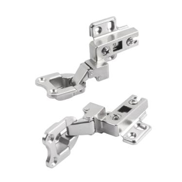 Imagem de Bothyi 2x Dobradiças para armários, ângulo de abertura de 180°, ferragens domésticas, substitui dobradiças de suporte de tampa, suporte de abertura superior