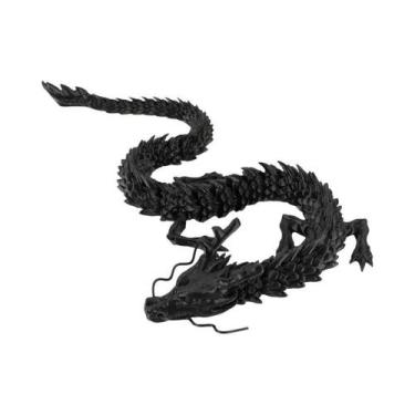 Imagem de Brinquedo De Dragão Impresso Em 3D Colorido, Juntas Giratórias, Artesa