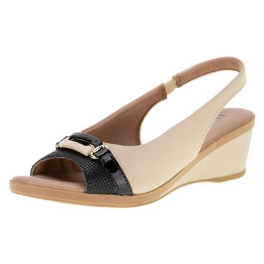 Imagem de Sandália Feminina Anabela Usaflex Mm0902