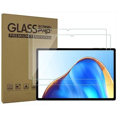 Imagem de AKNICI Pacote com 2 protetores de tela para tablet CHUWI Hi10 XPro de 10,1 polegadas, filme de vidro temperado, película de vidro temperado com dureza 9H antiarranhões para tablet CHUWI Hi10 XPro