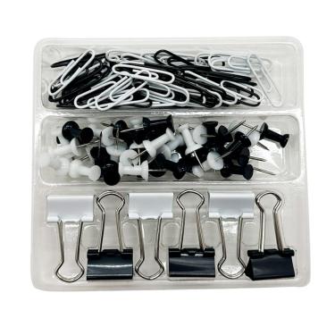 Imagem de Kit Clips Office 106 unidades CV244907 Loffice Sortido