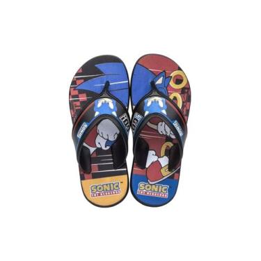 Imagem de Chinelo sonic speed infantil - GRENDENE KIDS, Preto, 29