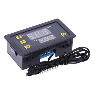 Imagem de Termostato De Controle De Temperatura Digital 12V 24V Com Display LED 