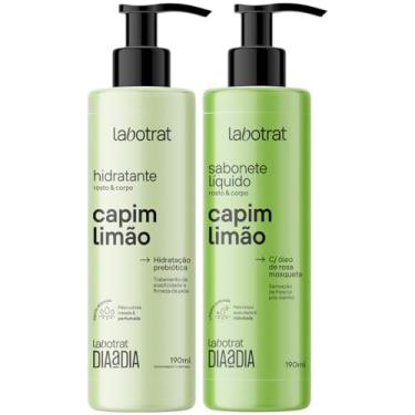 Imagem de Kit Sabonete Liquido + Hidratante Corpo E Rosto Labotrat Dia A Dia Cheiro De Fruta Capim 190ml