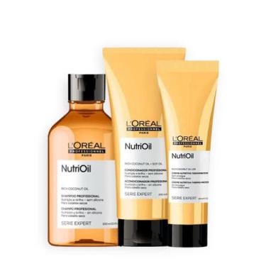 Imagem de Loreal NutriOil Sh 300ml + Cond 200ml + Leave-in 150ml - Loreal Profis