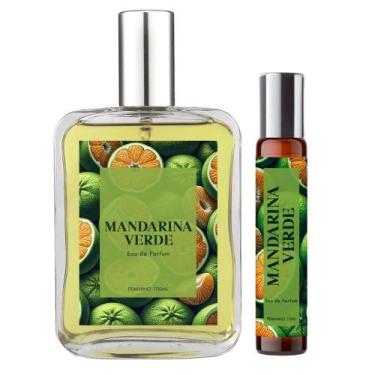 Imagem de Perfume Mandarina Verde Feminino 100Ml + Spray 10Ml Natural - Essência