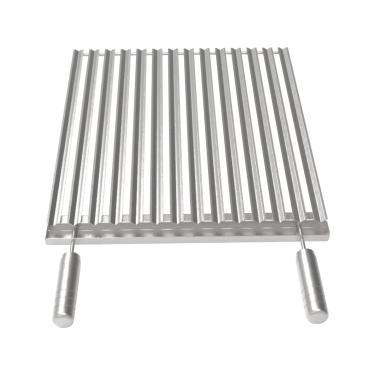 Imagem de Grelha Argentina Inox Parrilla L42 com Calha Coletora – A3 Grill