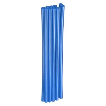 Imagem de HARFINGTON 10 peças de bastões de cola quente de 0,7 cm de diâmetro x 20 cm de comprimento EVA mini adesivo adesivo hot melt para pistola de derretimento a quente, madeira, plástico, vidro, flores