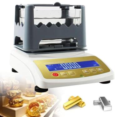 Imagem de Máquina de teste digital de pureza de ouro, detector de teor de pureza de ouro, medidor de densidade de ouro, medidor de densidade de pureza, testador de autenticidade de metais preciosos, peso m