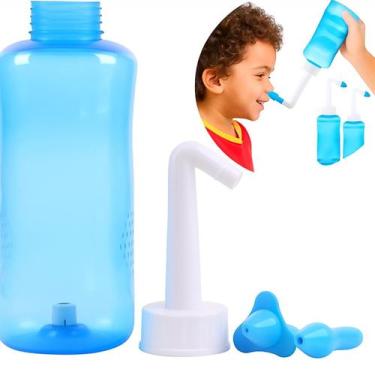 Imagem de Limpador Nasal Para Limpeza Nasal Azul 300ml Premium Original - ASAF