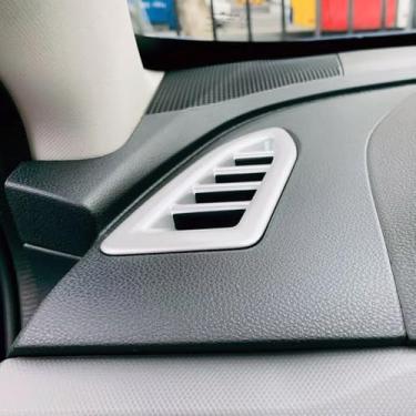 Imagem de TENWIND Tampa de ventilação de ar condicionado do painel do carro compatível com acessórios Subaru Crosstrek 2024-2025+ (prata)