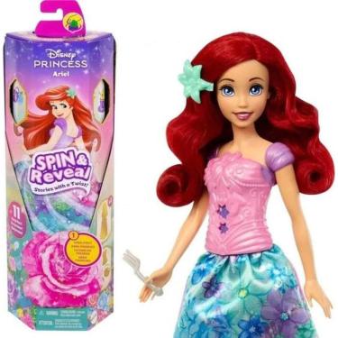 Imagem de Disney Princess Ariel Spin Reveal 11 surpresas Mattel HTV88