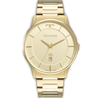 Imagem de Relógio Technos Masculino Slim Dourado - GL22AA/1X