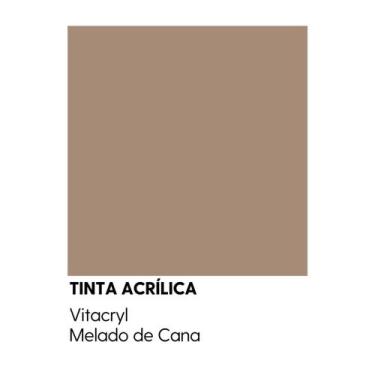 Imagem de Tinta Semibrilho Premium Marrons - Vitacryl, Melado de Cana, 3,6 lts