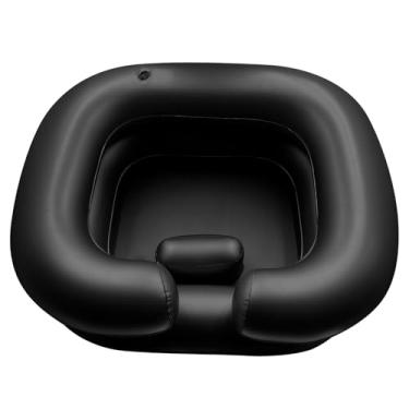 Imagem de Lavatório de xampu inflável para lavatório de cabelo, tigela de xampu portátil, pia inflável para mulheres grávidas