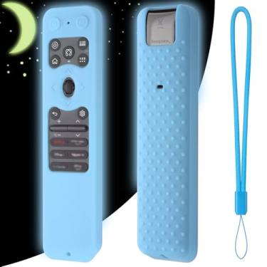 Imagem de Hi Color MR25GA Capa de silicone para controle remoto LG AN-MR25GA/AN-MR25GC Magic Control 2025 LG C5, D5, G5 Series OLED TV controle remoto capa protetora de silicone (azul brilhante)