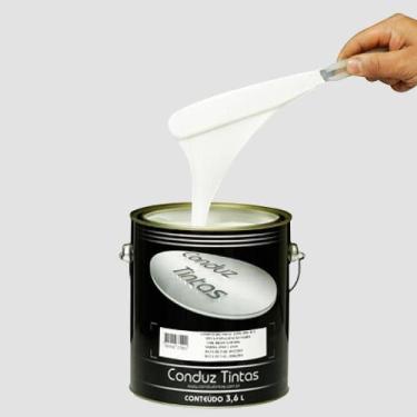 Imagem de Tinta sinalização Ecológica - CONDUZ TINTAS - BRANCA - Galão de 3,6 L.