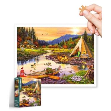 Imagem de PieceRelax Quebra-Cabeças De Plástico Para Adultos, 1200 Peças - The Macneil Studio Golden Haven Camp, Os Jogos Mesa E Presentes Mais Satisfatórios, Sem Necessidade Tapete Quebra-Cabeça [H3665]