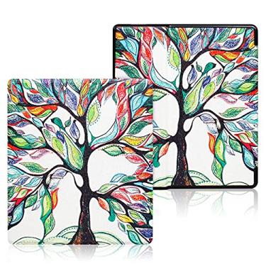 Imagem de Caso para Kindle Oasis (somente 9ª e 10ª Geração, Lançamento de 2017 E 2019), Capa de Proteção Leve de Couro PU Premium com Sleep Automotor-31