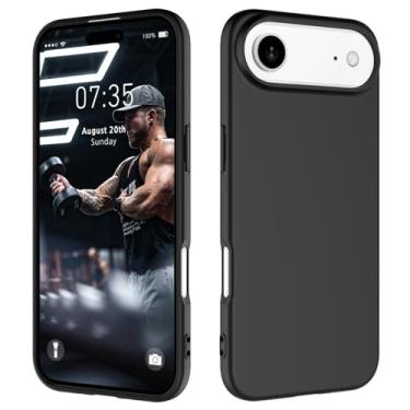 Imagem de HAII Capa para celular 17 Air, silicone líquido fino para mulheres e homens, com forro de microfibra resistente a arranhões, à prova de choque, capa protetora de silicone macio para celular 17 Air