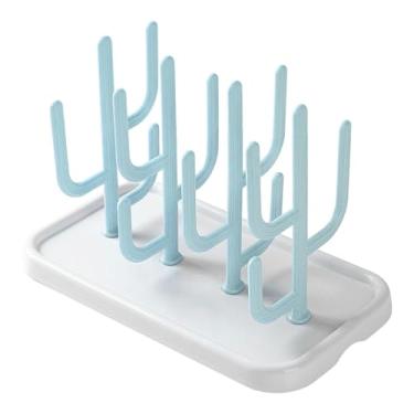 Imagem de menolana Organizador de escorredor de mamadeiras, escorredor de mamadeiras removível e estável para cozinha, suporte para secador de mamadeiras para escova de, Verde