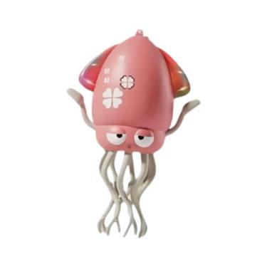 Imagem de Milageto Brinquedo Elétrico de Polvo Engatinhante com Dança Automática E Evita Obstáculos Automaticamente, Presente de Feriado para Crianças Engatinhando E And, vermelho