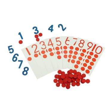 Imagem de YIJU Cartões de Aprendizagem de Matemática, Jogos de Reconhecimento de Números E Matemática para Crianças Iniciantes de 3 a 5 Anos