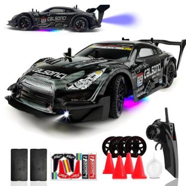 Imagem de RC Drift Car HTURCCOP 1:16 Escala 2,4 GHz 4WD 30 KM/H com luzes LED