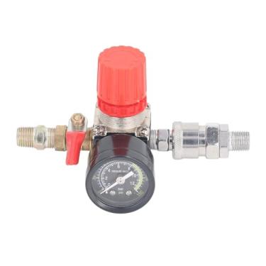 Imagem de Yunir Controlador de Pressão Eficiente do Regulador do Compressor de Ar 0-180 Psi para Facilitar a Leitura e o Controle Com Válvula para o Workshop de Garagem Em Casa