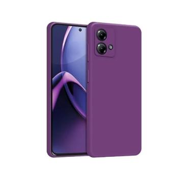 Imagem de Capinha De Silicone Aveludada Moto G84 5g (Cor de vinho)