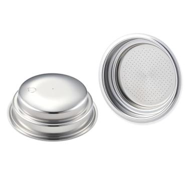 Imagem de Cesta de filtro ESE Pod para Breville Cafe Roma BES200/250/800/820 para De'Longhi para máquinas de café expresso Cuisinart, suporte adaptador de cesta de café pressurizado de parede dupla de 51 mm