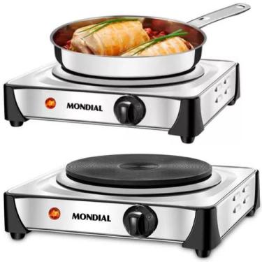 Imagem de Fogão Elétrico Mondial Fast Cook 1000W 06 níveis de Temperatura ideal 