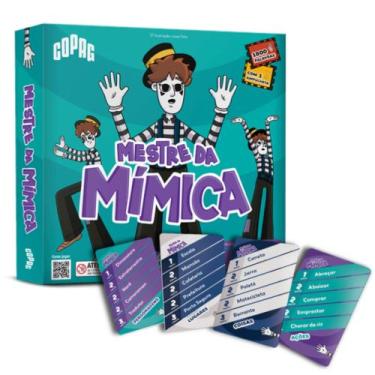 Imagem de Jogo Infantil Mestre da Mímica 180 Cartas com Ampulheta Copag - 35858