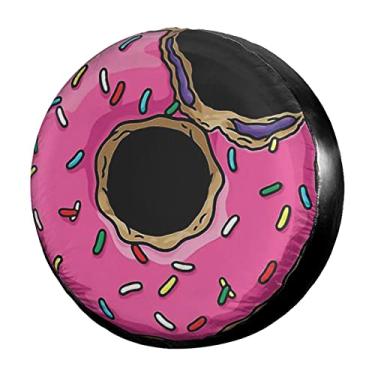 Imagem de Capa de pneu sobressalente para donuts da Foruidea à prova d'água, à prova de poeira, proteção contra raios UV para pneu de roda, adequado para Jeep, Trailer, RV, SUV e muitos veículos (14, 15, 16, 17 polegadas)