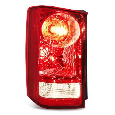 Imagem de Conjunto de luz traseira do lado esquerdo do motorista compatível com Honda Pilot 2009-2015, lâmpada de freio de luz traseira, substituição HO2800174 33550SZAA01 com lâmpadas e chicote elétrico