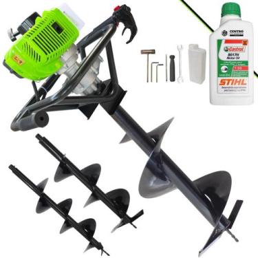 Imagem de Perfurador de Solo Máquina Fura Terra À Gasolina Menegotti MPS-52 52cc