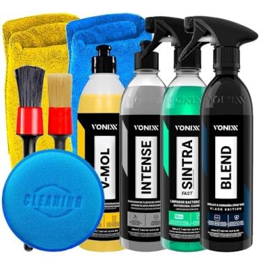 Imagem de Kit Blend Spray Black 500ml Vonixx Sintra Fast 500ml Vonixx Intense 500ml Vonixx V-Mol 500ml Vonixx e Acessórios Karbox