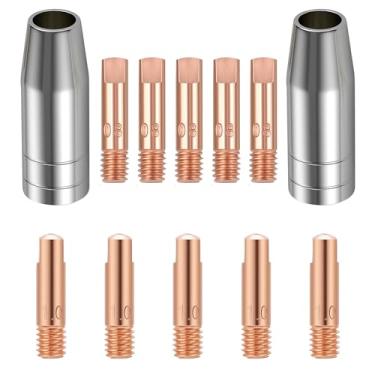 Imagem de BESTMIG. Cupons Para Equipamentos E Acessórios De Pontas Soldagem Máquina Mig 030 040 (Cobre, Ponta 0,3'' 0,4'')