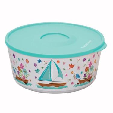 Imagem de Tupperware Tigela Ilumina 4,3L Mar de Flores - Ideal para Armazenament