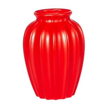 Imagem de Generic Vaso de flores, decoração festiva para casa, mesa rústica, decoração para sala de estar, sala de jantar, Vermelho