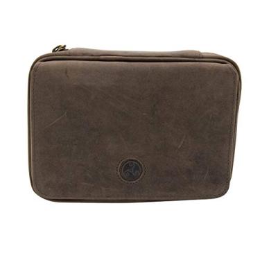 Imagem de Rattray's Bolsa de couro com 3 cachimbos - marrom
